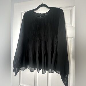 Banana Republic pleated blouse